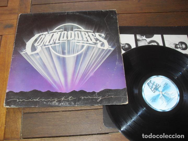 Disques de vinyle: COMMODORES LP. MIDNIGHT MAGIC. MADE IN UK. 1979