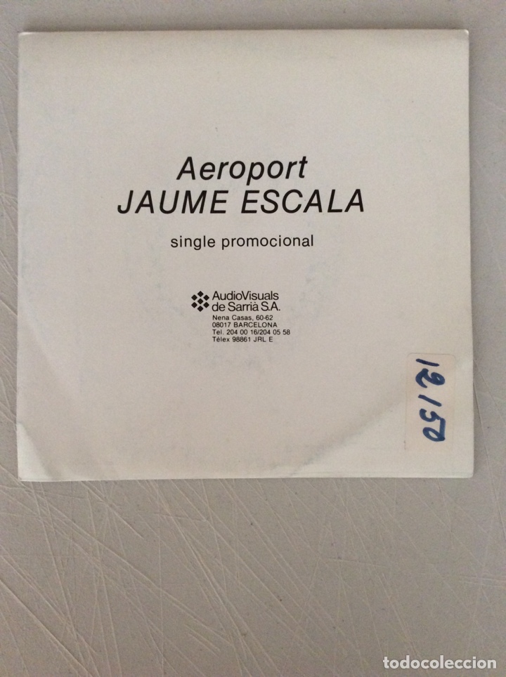 Discos de vinilo: Aeroport. Jaume Escala. - Foto 1