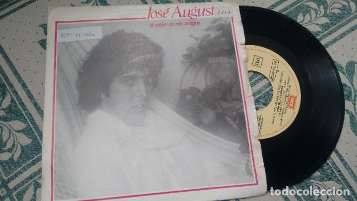 Discos de vinilo: SINGLE (VINILO)-PROMOCION- DE JOSE AUGUSTO A&Ntilde;OS 80 - Foto 1