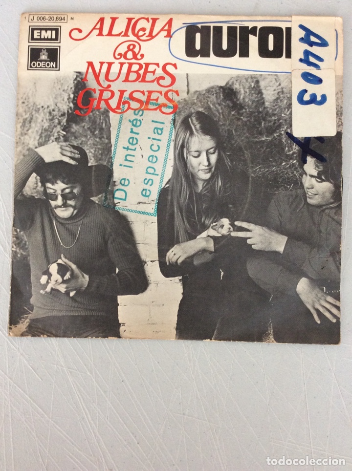 Discos de vinilo: Alicia & Nubes grises. Aurora. Cruces. - Foto 1