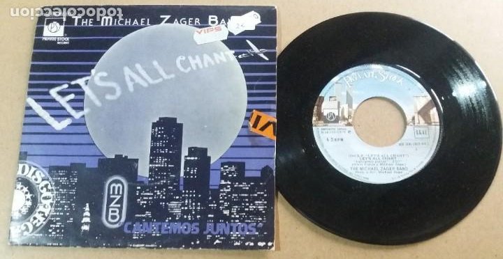 THE MICHAEL ZAGER BAND / LET'S ALL CHANT / SINGLE 7 PULGADAS (Música - Discos - Singles Vinilo - Pop - Rock - Internacional de los 70)