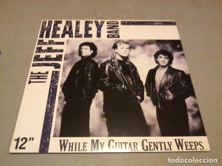 Discos de vinilo: Jeff Healey Band Maxi While My Guitar Gently Weeps - Foto 1