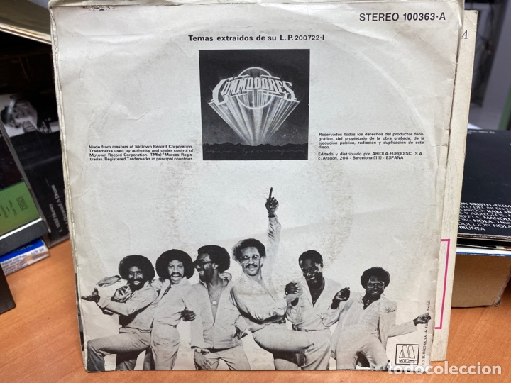 Discos de vinilo: Commodores - Sail On (7&rdquo;, Single) - Foto 2