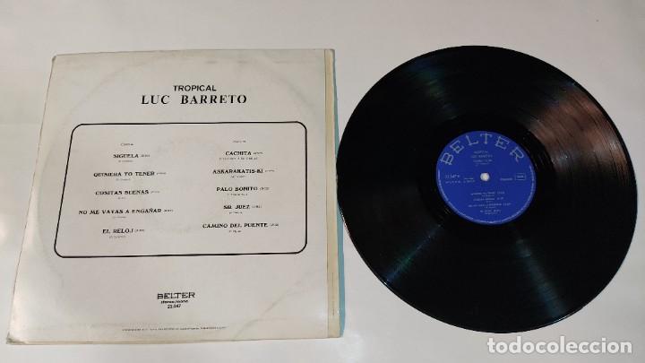 Discos de vinilo: 1021- LUC BARRETO TROPICAL VIN 12” LP POR VG DIS G+ SPAIN - Foto 2 - 294372073