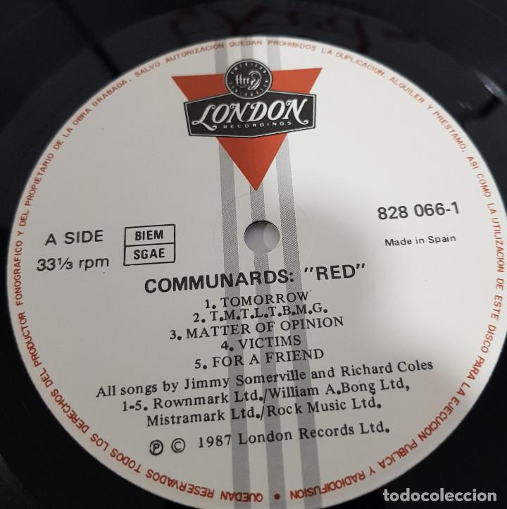 Discos de vinilo: THE COMMUNARDS - RED - Foto 2