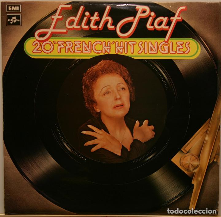Discos de vinilo: EDITH PIAF 20 hit singles LP EMI ENGLAND - Foto 1