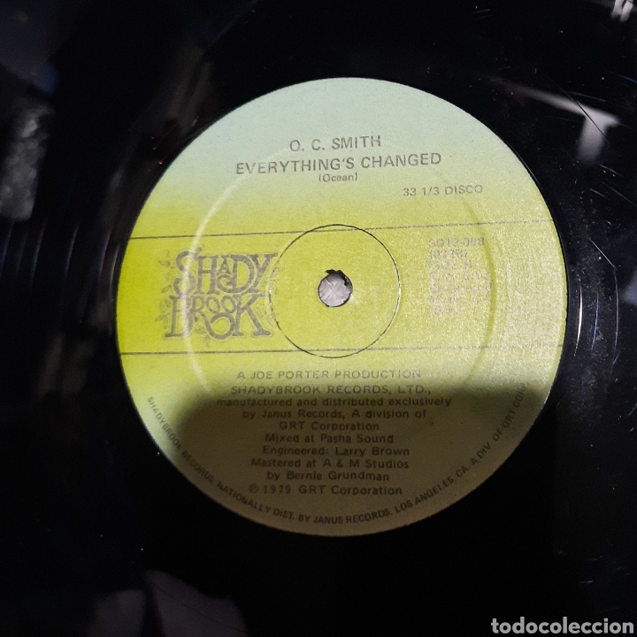 Discos de vinilo: O. C. Smith* &ndash; You Thrill Me / Everythings Changed - Foto 5