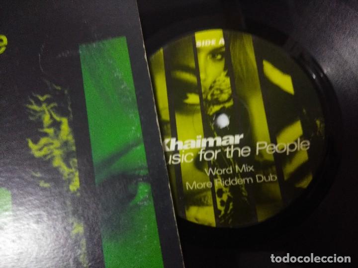 Discos de vinilo: KHAIMAR/MUSIC FOR THE PEOPLE. - Foto 2