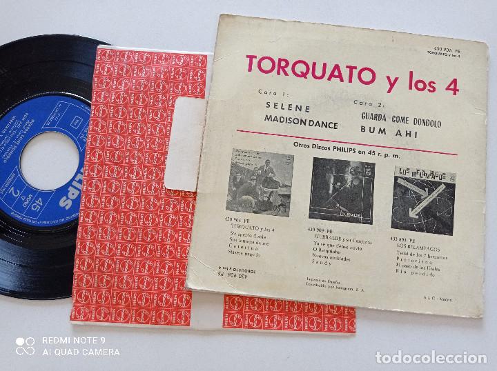 Discos de vinilo: TORQUATO Y LOS 4 - Selene +3 - EP PHILIPS 1963 - Foto 2