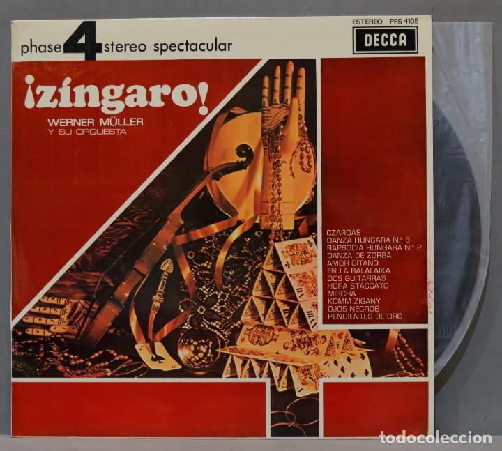Discos de vinilo: LP. Werner M&uuml;ller y Su Orquesta. &iexcl;Z&iacute;ngaro! - Foto 1