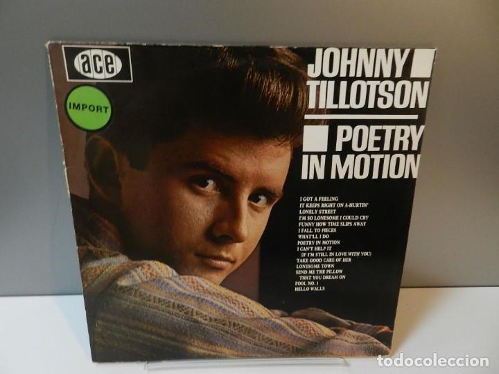 DISCO VINILO LP. JOHNNY TILLOTSON – POETRY IN MOTION. 33 RPM (Música - Discos - LP Vinilo - Country y Folk)