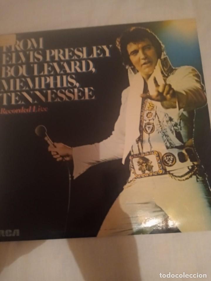 Discos de vinilo: &rdquo;From Elvis Presley Boulevard, Memphis Tennesee&rdquo; LP original de 1976
