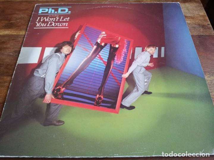 Discos de vinil: Ph.D. - I won't let you down - Lp original Wea espa&ntilde;a 1982 con encarte y letras - en buen estado