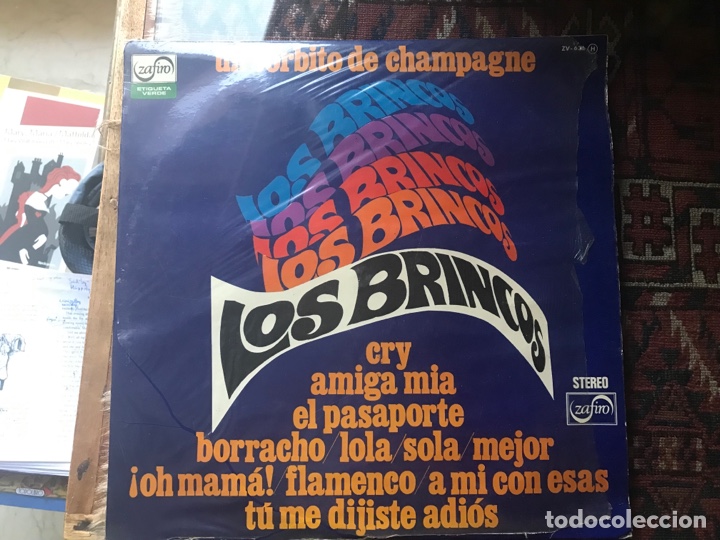 Discos de vinilo: Un sorbito de champ&aacute;n. Los Brincos - Foto 2