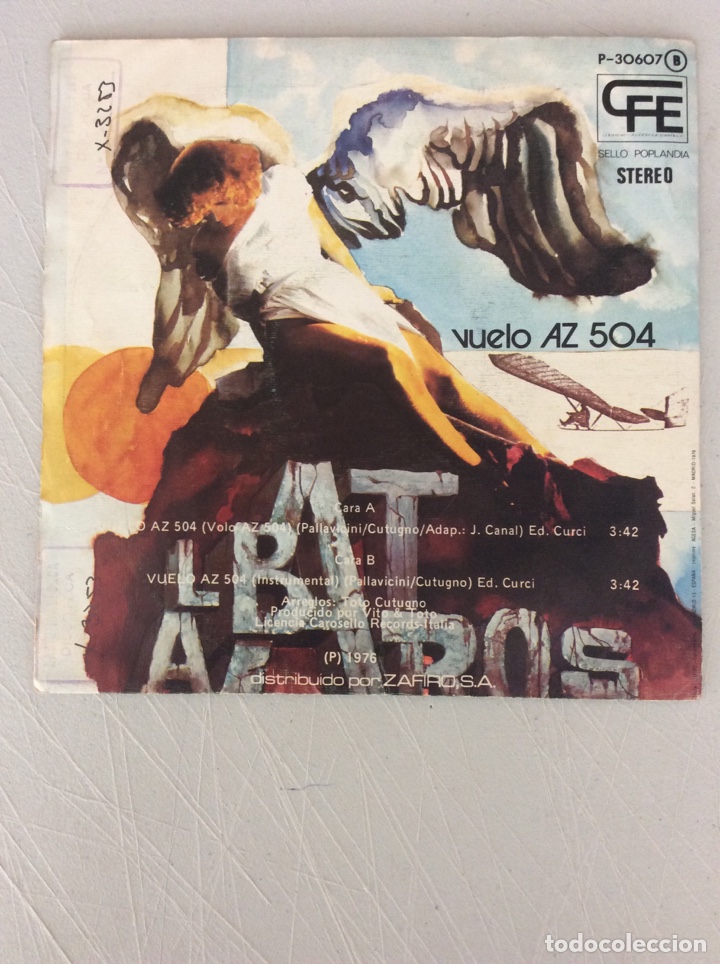 Discos de vinilo: Albatros. Vuelo AZ 504. - Foto 2