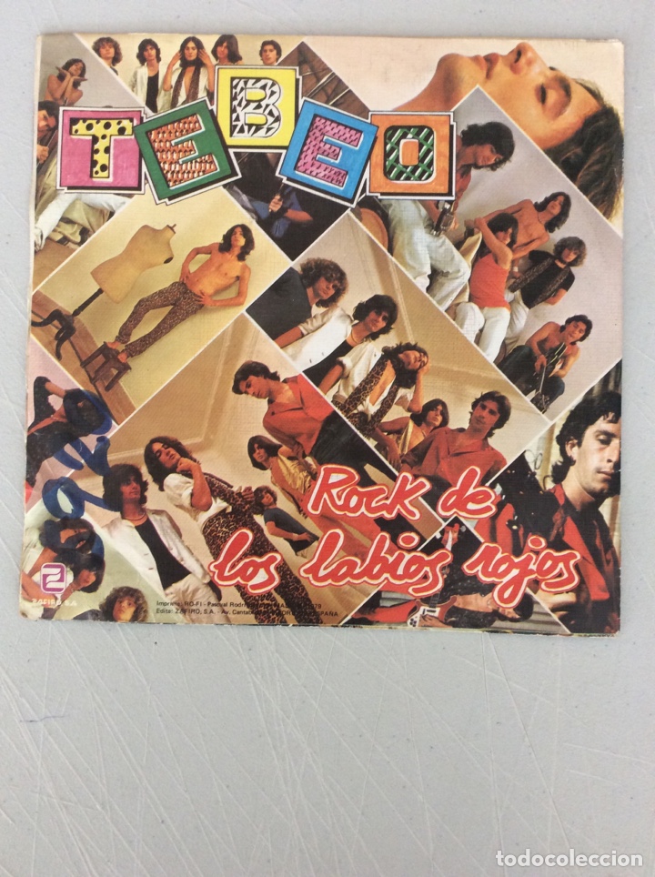 Discos de vinilo: Tebeo. Mientes. Rock de los labios rojos. - Foto 2