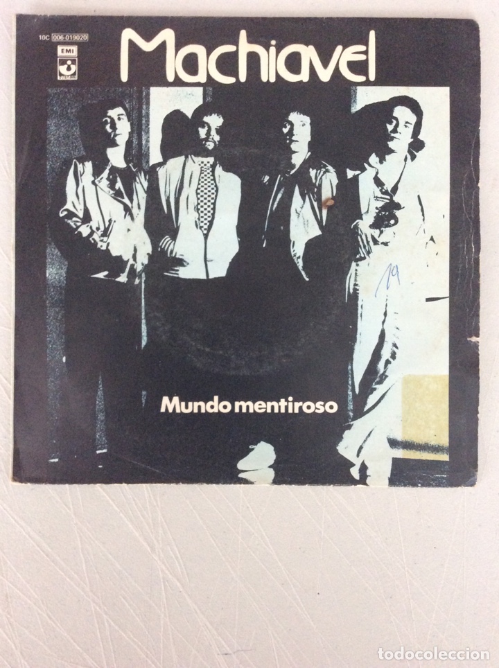 Discos de vinilo: Machiavel. Mundo mentiroso. - Foto 1