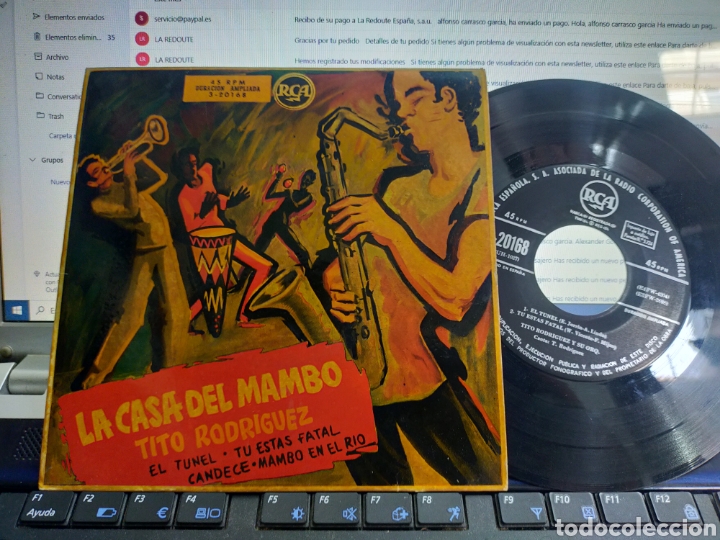 Discos de vinilo: Tito Rodr&iacute;guez ep el t&uacute;nel + 3 Espa&ntilde;a - Foto 1