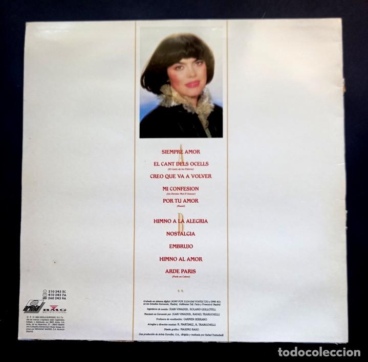 Discos de vinilo: MIREILLE MATHIEU - Embrujo - LP 1989 - ARIOLA - Foto 2