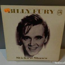Discos de vinilo: DISCO VINILO LP. BILLY FURY – STICKS 'N' STONES. 33 RPM. Lote 295341683
