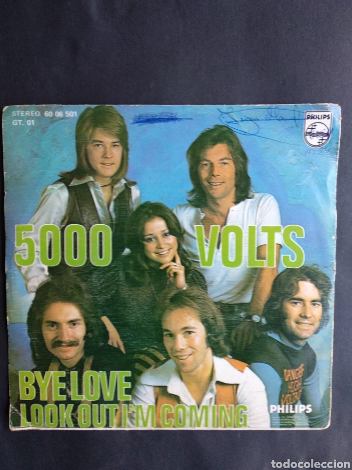 Discos de vinilo: *5000 VOLTS. BYE LOVE, PHILIPS, 1976 - Foto 2