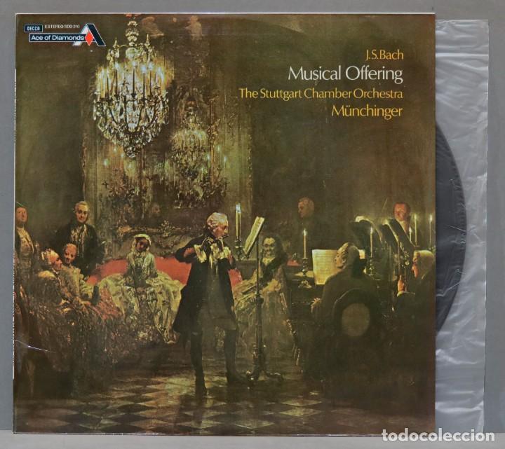 Discos de vinilo: LP. M&uuml;nchinger. Musical Offering. BACH - Foto 1