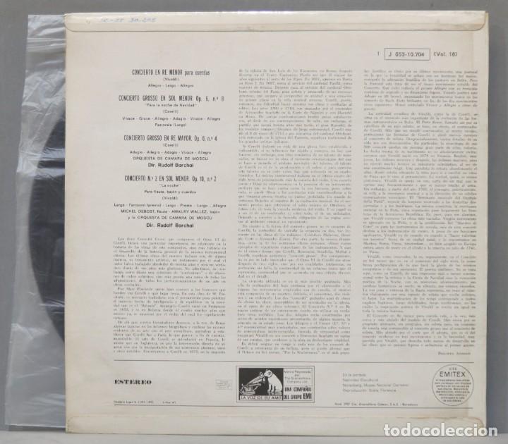 Discos de vinilo: LP. Corelli. Vivaldi. Concerto Pour La Nuit De No&euml;l. La Notte - Foto 2
