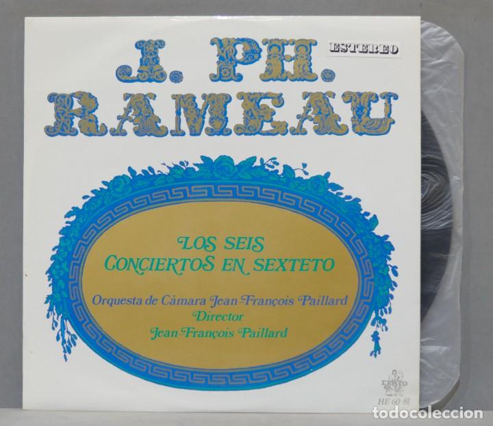Discos de vinilo: LP. RAMEAU. LOS SEIS CONCIERTOS DE SEXTETO. PAILLARD - Foto 1