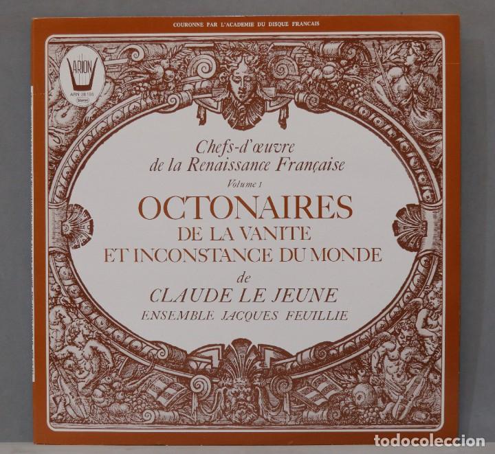Vinyl-Schallplatten: LP. Les Octonaires De La Vanit&eacute; Et Inconstance Du Monde. LE JEUNE