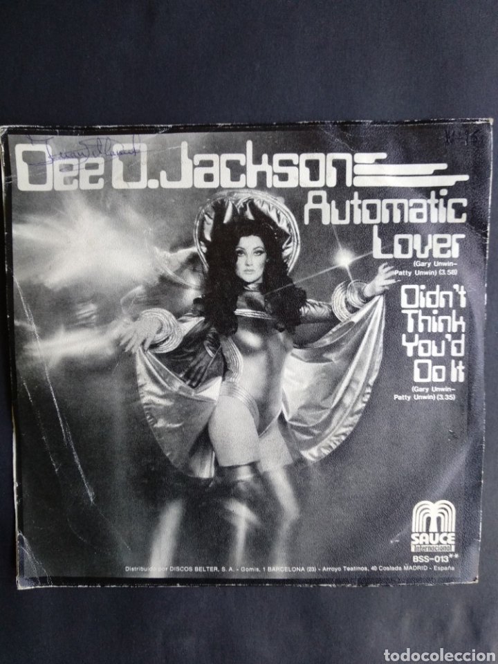 Discos de vinilo: *DEE D. JACKSON, AUTOMATIC LOVER, SAUCE - Foto 2