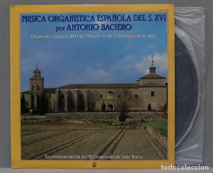 Vinyl-Schallplatten: LP. MUSICA ORGANISTICA ESPA&Ntilde;OLA DEL S. XVI. ANTONIO BACEIRO