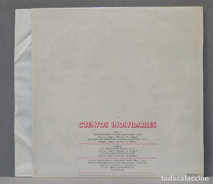 Discos de vinilo: LP. CUENTOS INOLVIDABLES. VOL. 5 - Foto 2