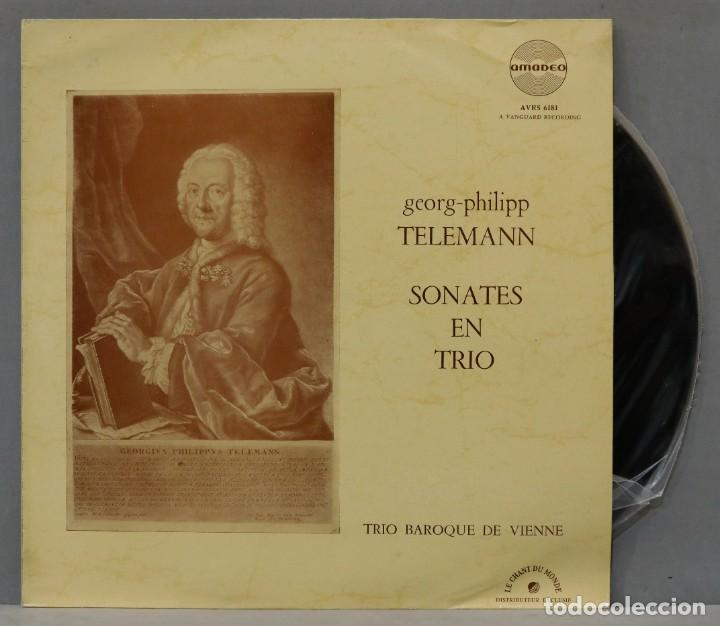 Discos de vinilo: LP. TELEMANN. SONATES EN TRIO - Foto 1