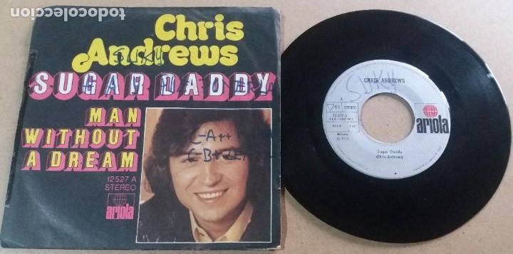 Discos de vinilo: CHRIS ANDREWS / SUGAR DADDY / SINGLE 7 PULGADAS - Foto 1