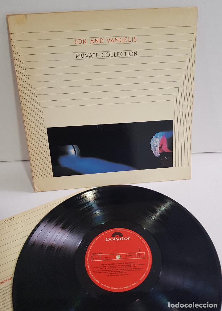 Discos de vinilo: JON AND VANGELIS - PRIVATE COLLECTION - Foto 1