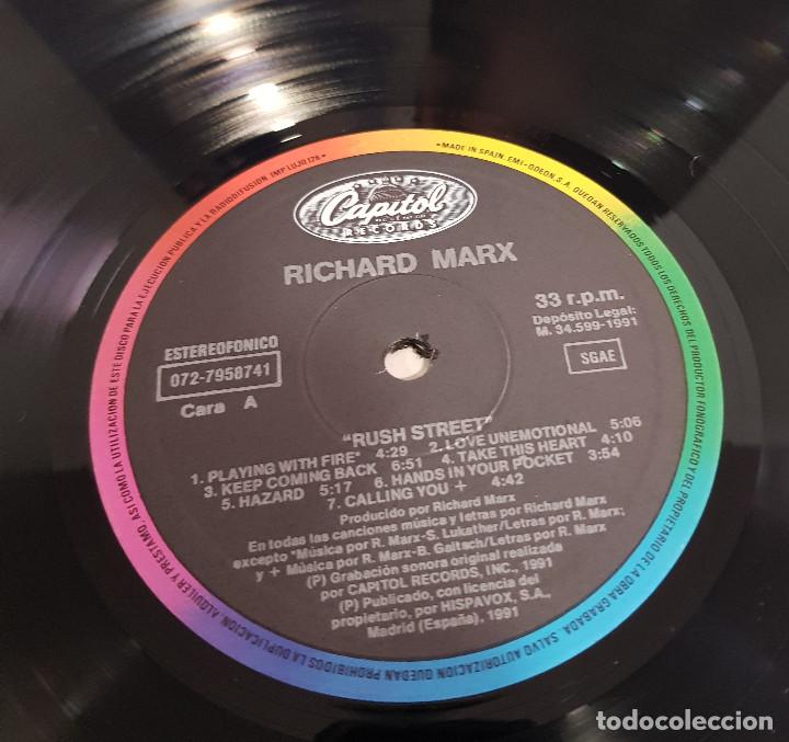 Discos de vinilo: RICHARD MARX - RUSH STREET - Foto 2
