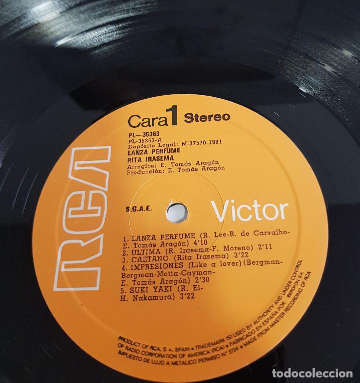 Discos de vinilo: RITA IRASEMA - LANZA PERFUME - Foto 2