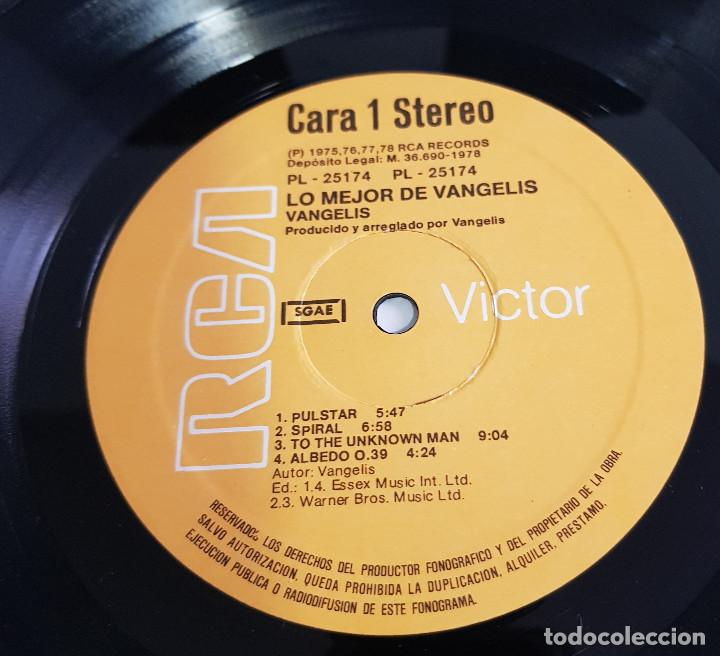 Discos de vinilo: VANGELIS - LO MEJOR - Foto 2