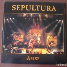 Discos de vinilo: LP SEPULTURA EP LIVE 3 TEMAS NUEVO GRABADO EN BARCELONA. Lote 295434368