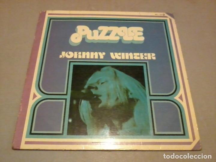 Discos de vinilo: Johnny Winter LP About Blues Esp.1987 - Foto 1