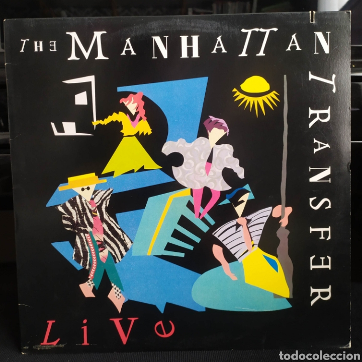 Discos de vinilo: The Manhattan Transfer - Live US 1987 - Foto 1
