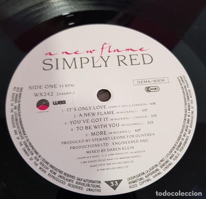 Discos de vinilo: SIMPLY RED - A NEW FLAME - Foto 2