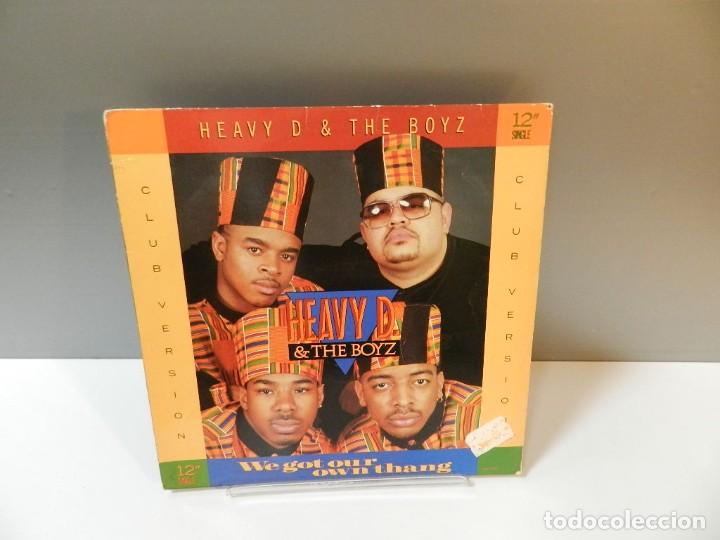 DISCO VINILO MAXI. HEAVY D. & THE BOYZ – WE GOT OUR OWN THANG. 45 RPM (Música - Discos de Vinilo - Maxi Singles - Rap / Hip Hop)
