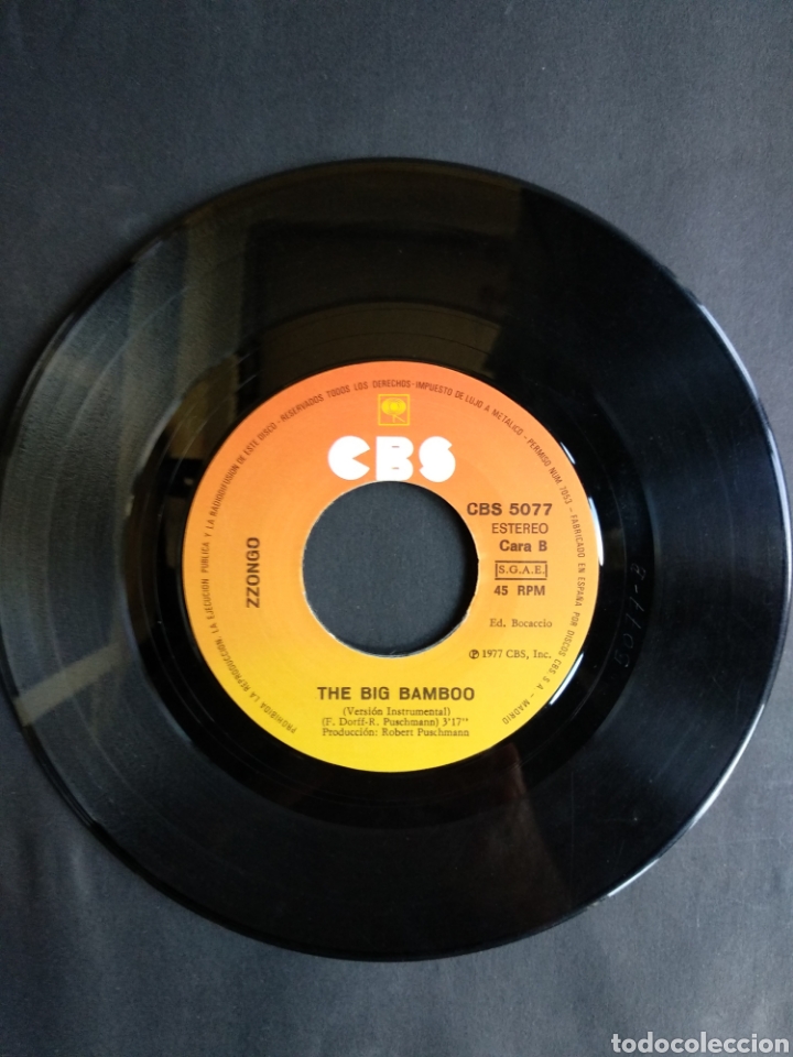 Discos de vinilo: *ZZONGO, THE BIC BAMBOO, CBS, 1976 - Foto 3