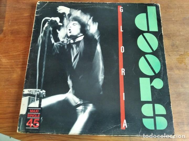 Discos de vinilo: DOORS - Gloria ********* RARO MAXI ESPA&Ntilde;OL 1983 - Foto 1