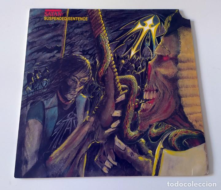 Discos de vinilo: LP SATAN - SUSPENDED SENTENCE - Foto 1