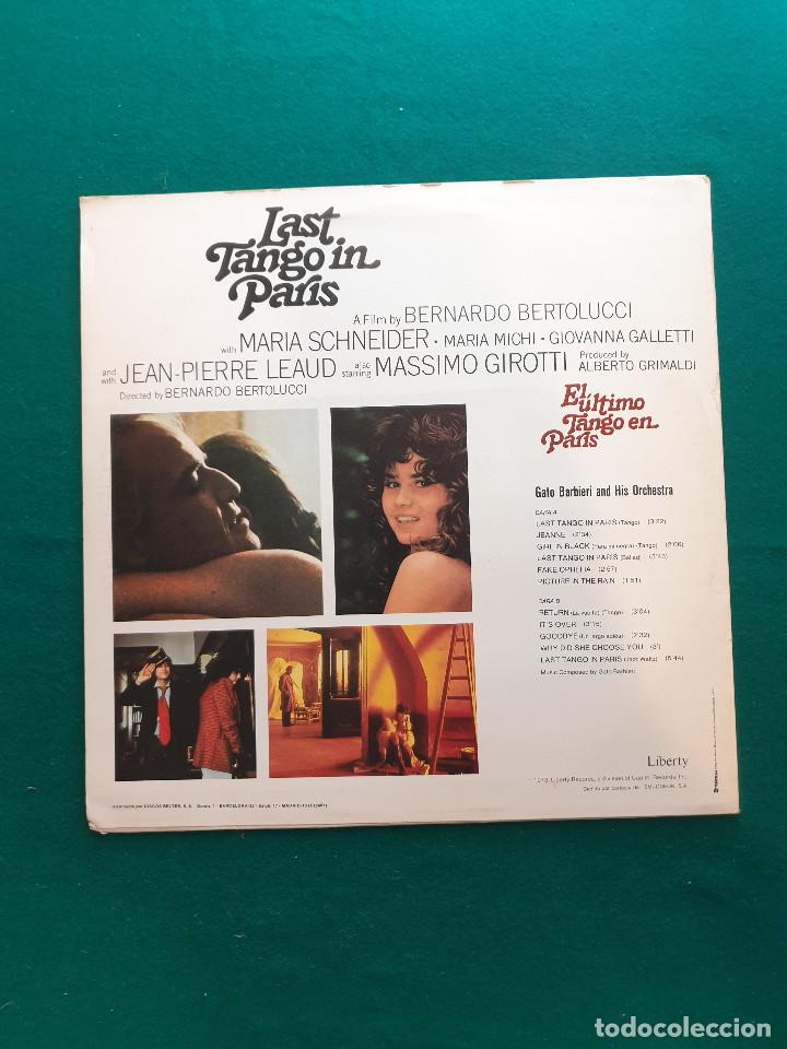 Discos de vinilo: LA MUSICA EN EL CINE EL ULTIMO TANGO A PARIS MARLON BRANDO - Foto 2 - 295587488
