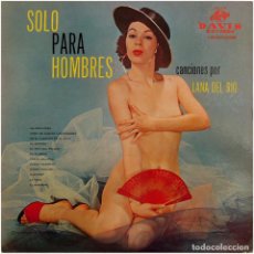 Discos de vinilo: LANA DEL RIO - SOLO PARA HOMBRES - LP US 1959 - DAVIS RECORDS ‎JD-119. Lote 295638663