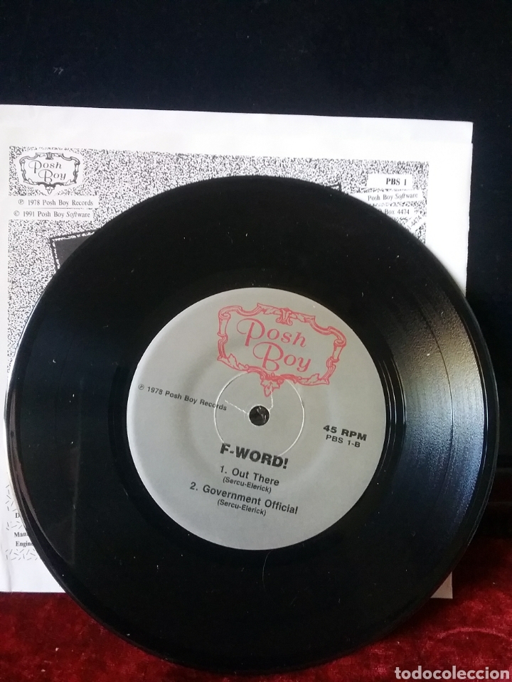 Discos de vinilo: F - Word 1978 POSH-BOY 1991 - Foto 3
