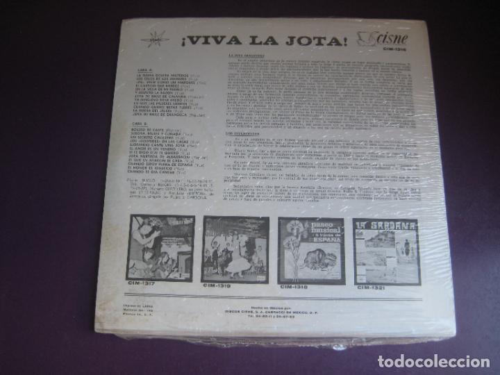 Discos de vinilo: VIVA LA JOTA - PILARIN BUENO - CARMELO BETORE - MARIANO CEBOLLERO - LP CISNE MEXICO - FOLK ARAGON - Foto 2 - 295696553